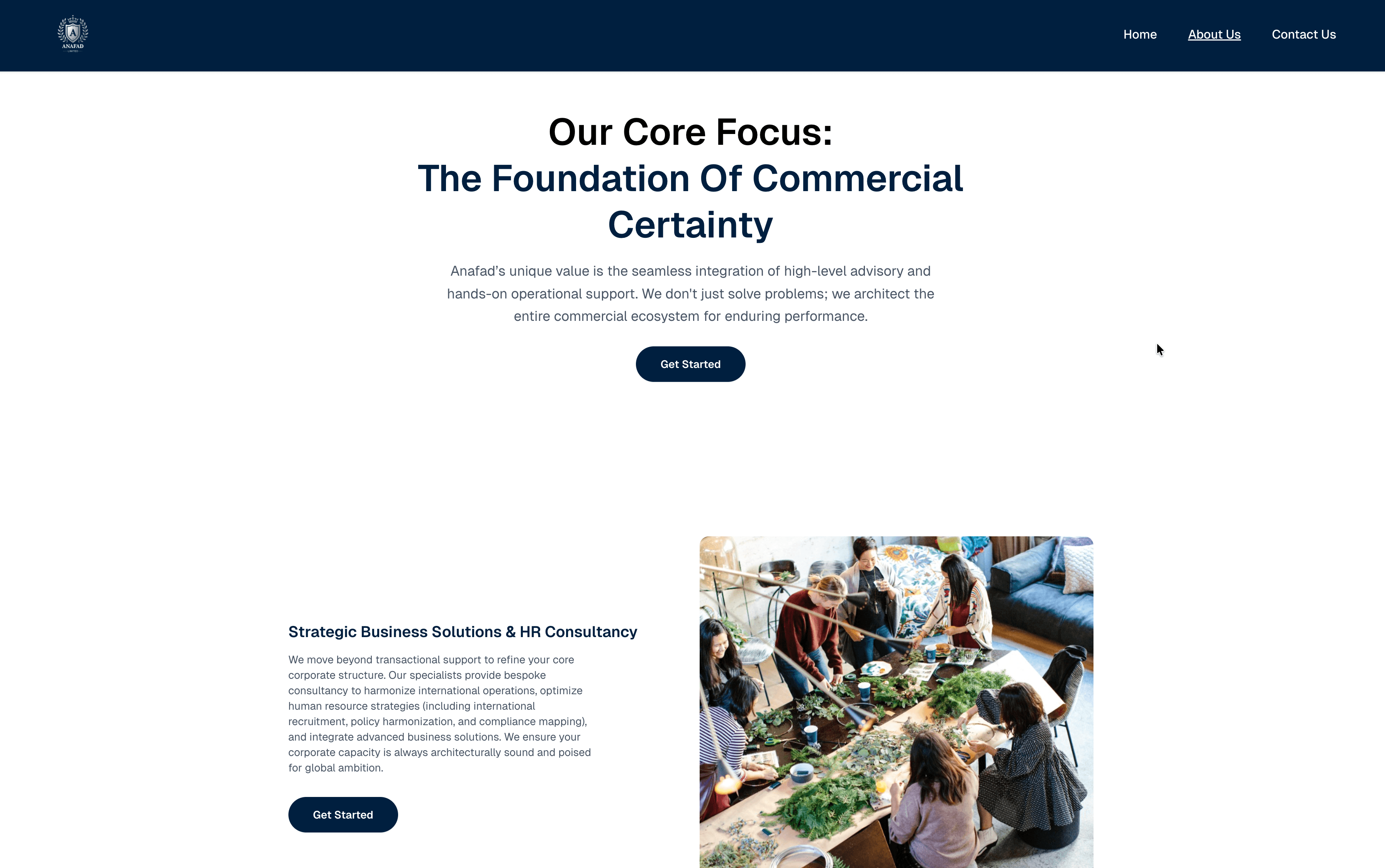 Anafad, services detail