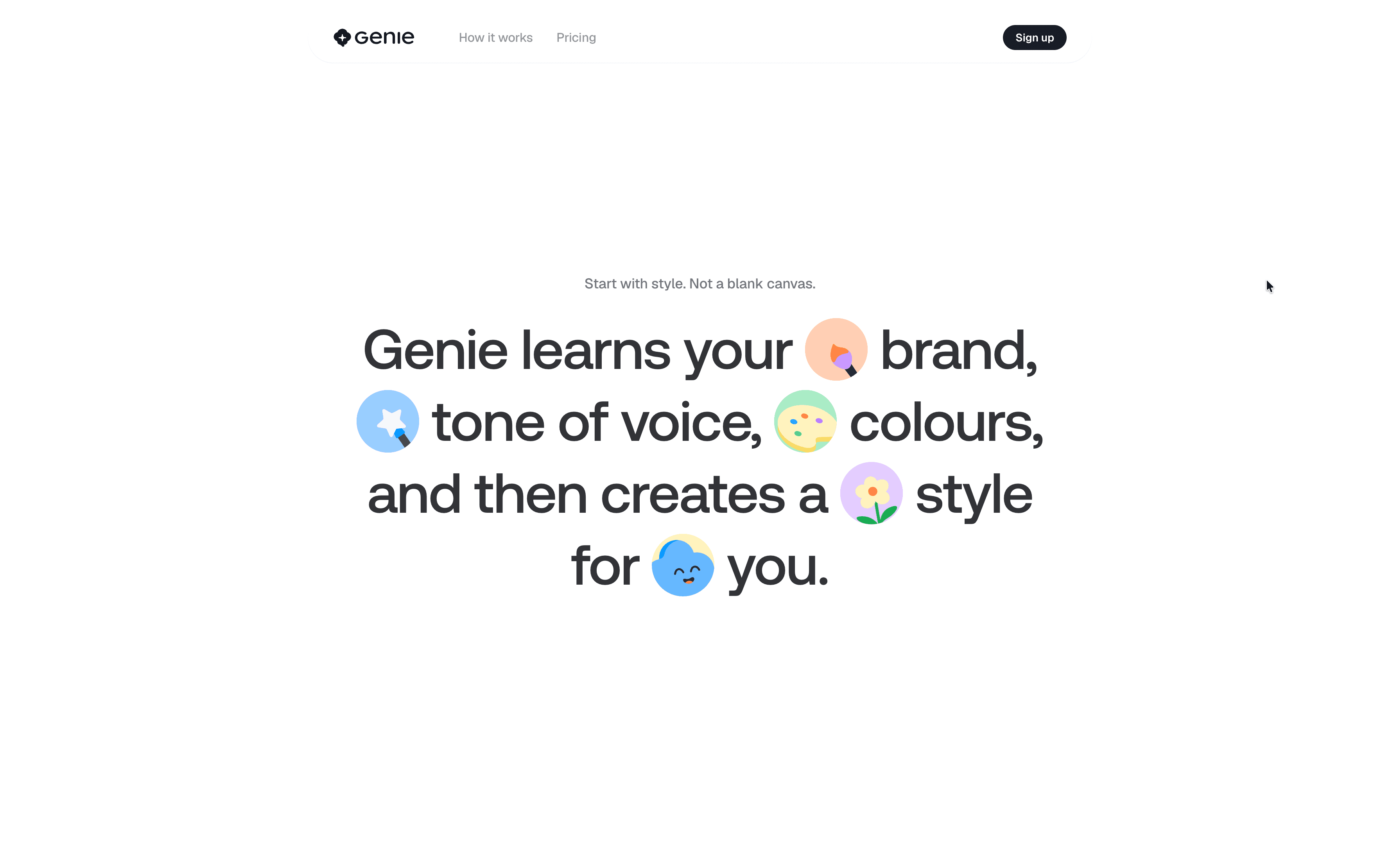 Genie Studios, generation workflow